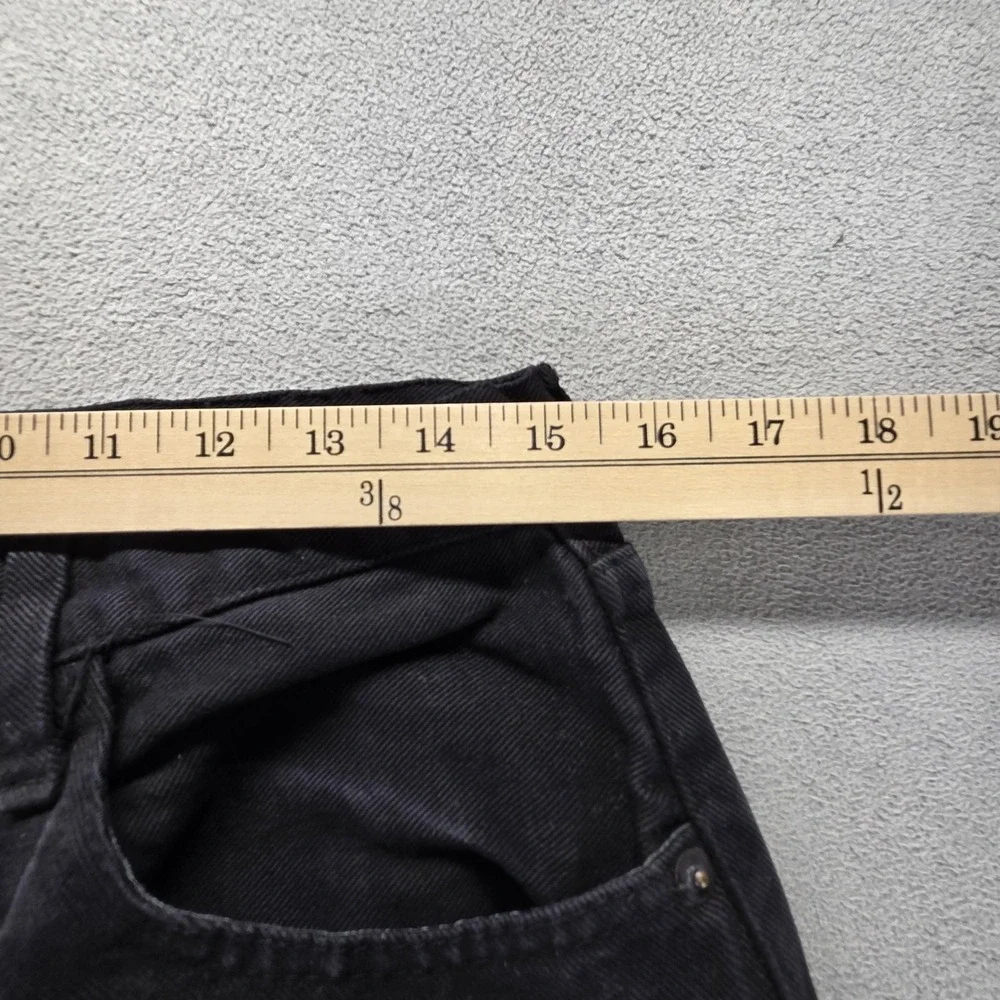 Vintage‎ Levis 501 Jeans Mens Black Straight Button Fly Made in USA Fits 30x32
